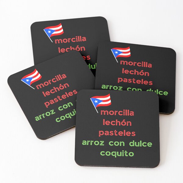 Item preview, Morcilla, Lechón, Pasteles, Arroz con Dulce y Coquito designed and sold by SyTcreations.
