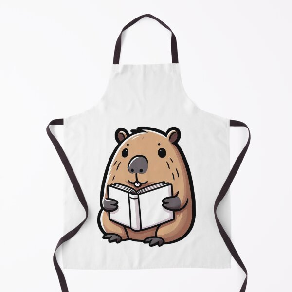 Item preview, Capybara Reading a Book designed and sold by PictoParade.