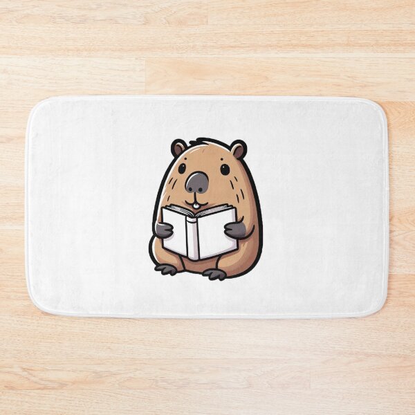 Item preview, Capybara Reading a Book designed and sold by PictoParade.