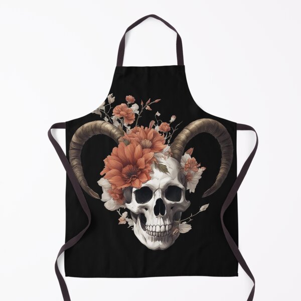Item preview, Skulls,horn and flowers designed and sold by BDPoktat.