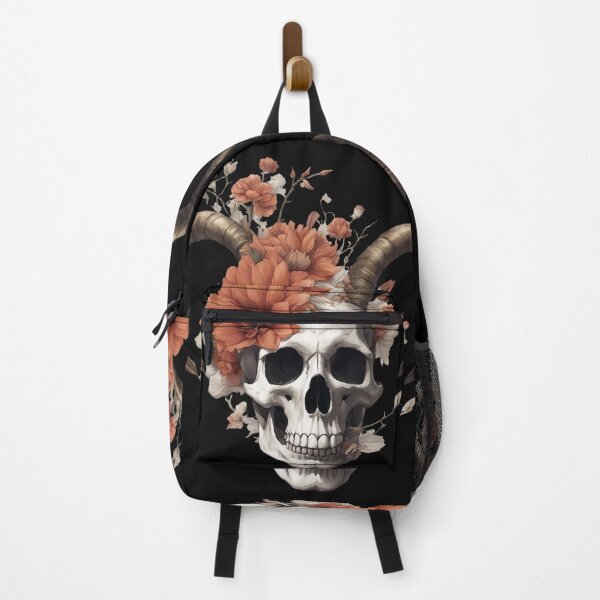 Item preview, Skulls,horn and flowers designed and sold by BDPoktat.