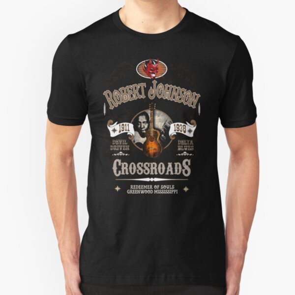 Robert Johnson Devil Driven Delta Blues Slim Fit T-Shirt