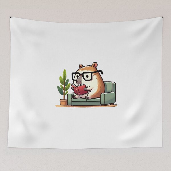 Item preview, Scholarly Capybara designed and sold by PictoParade.