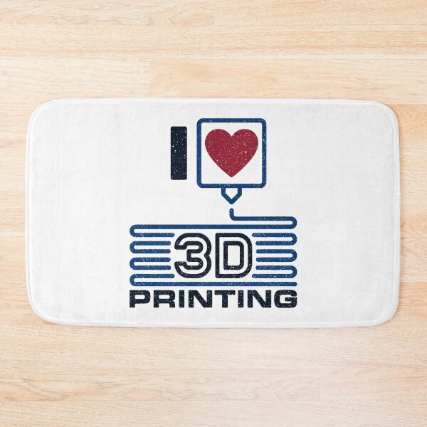 Item preview, I Love 3D Printing creative distressed design with 3D Printer Extruder  designed and sold by venomousvector.