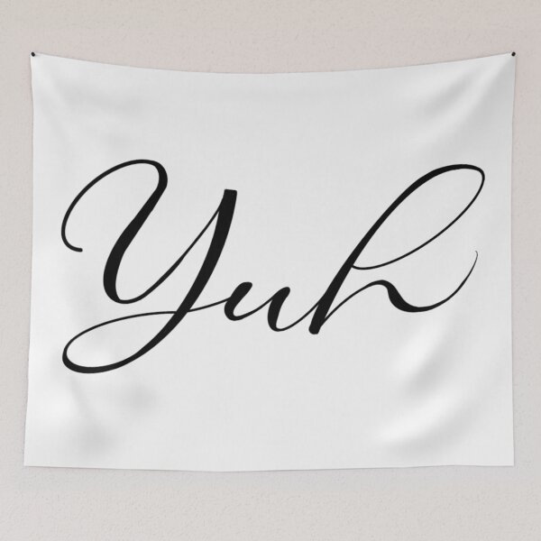 Item preview, Yuh -  Calligraphy - Black and White Graphic Art  designed and sold by Star-Fragment.