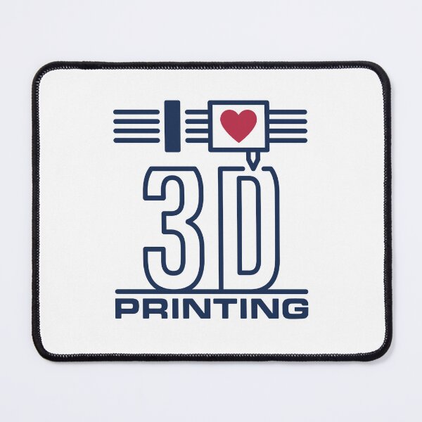 Item preview, I Love 3D Printing - 3D Printers nozzle and filament cute Design designed and sold by venomousvector.