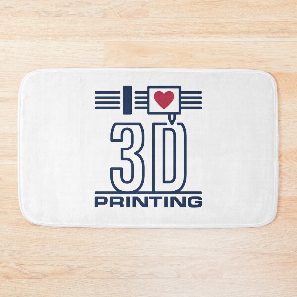 Item preview, I Love 3D Printing - 3D Printers nozzle and filament cute Design designed and sold by venomousvector.