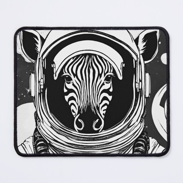 Item preview, Space Zebra (black and white) designed and sold by ZebraKnees.