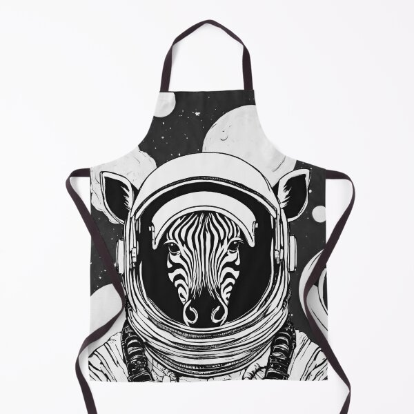 Item preview, Space Zebra (black and white) designed and sold by ZebraKnees.