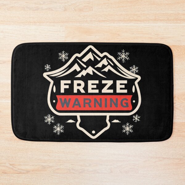 Item preview, Freeze Warning designed and sold by FlexYourMind.