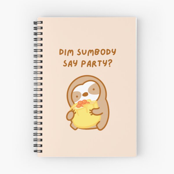 Item preview, Dim Sum Party Sloth designed and sold by theslothinme.