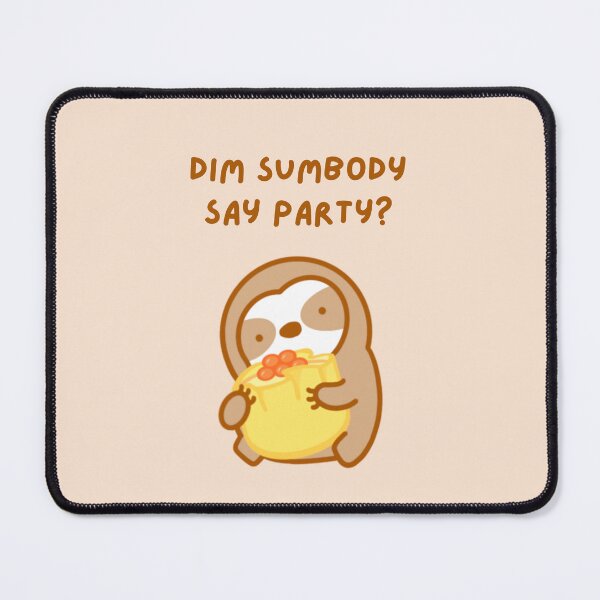 Item preview, Dim Sum Party Sloth designed and sold by theslothinme.