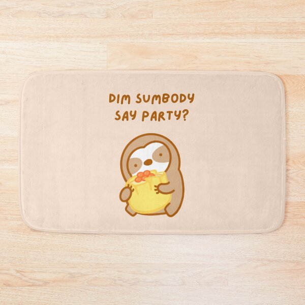 Item preview, Dim Sum Party Sloth designed and sold by theslothinme.