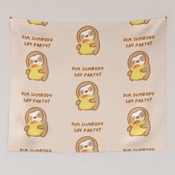 Item preview, Dim Sum Party Sloth designed and sold by theslothinme.