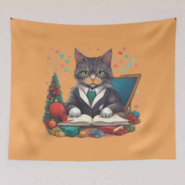 Item preview, IN MY TEACHER ERA TEACHER CAT CHRISTMAS DAY designed and sold by Mayalogo.
