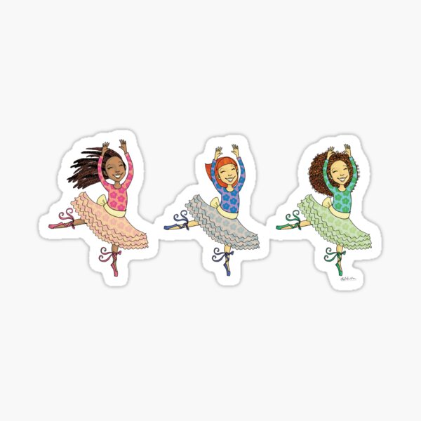 Happy Ballerinas Sticker
