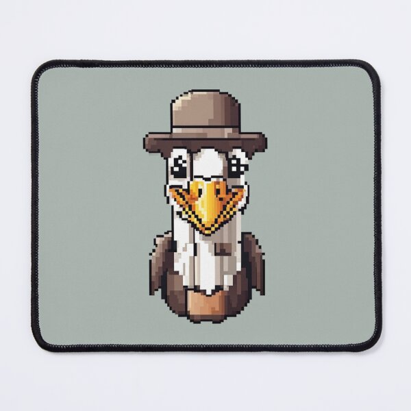 Item preview, Ostrich wearing a hat designed and sold by ALITTLETOWN.