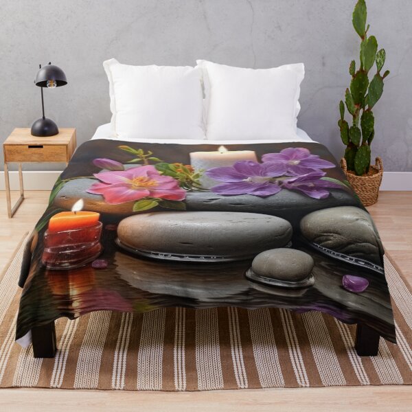 Item preview, Stones and Candles for SPA Decor designed and sold by VisionDuke.