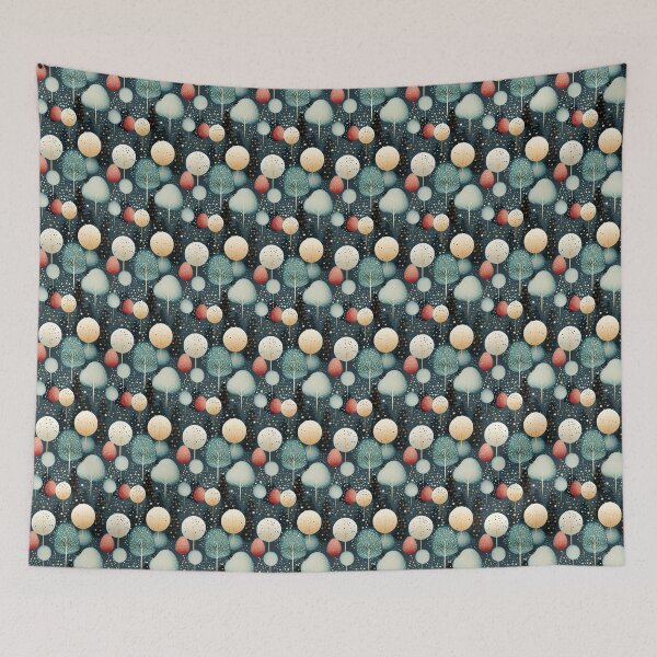 Item preview, Festive Snowy Elegance: Unique Winter Art for Cozy Settings designed and sold by Moisky Patterns.
