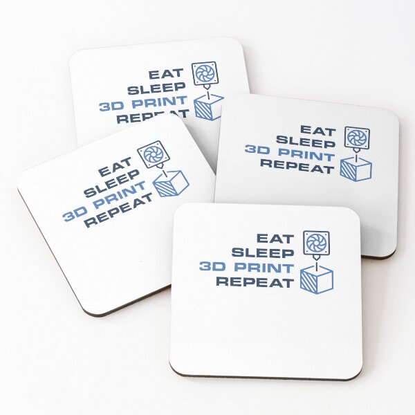 Item preview, Eat Sleep 3D Print Repeat - 3D Printer Cute Design designed and sold by venomousvector.
