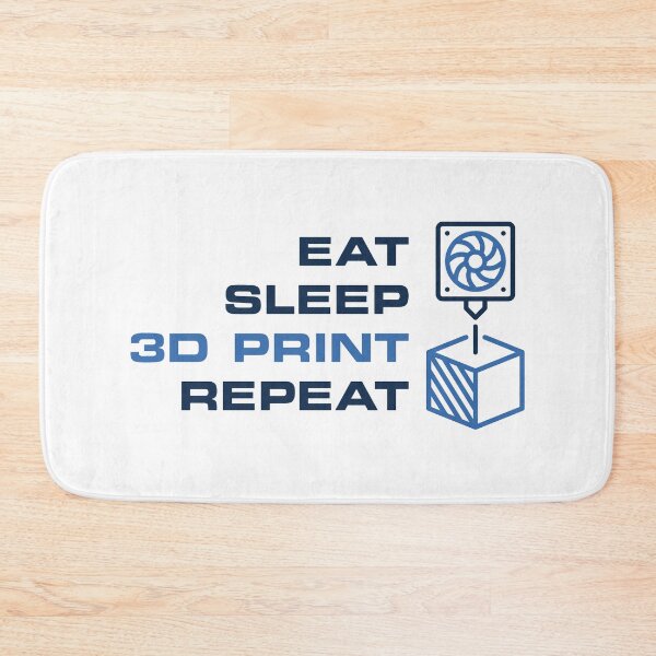 Item preview, Eat Sleep 3D Print Repeat - 3D Printer Cute Design designed and sold by venomousvector.