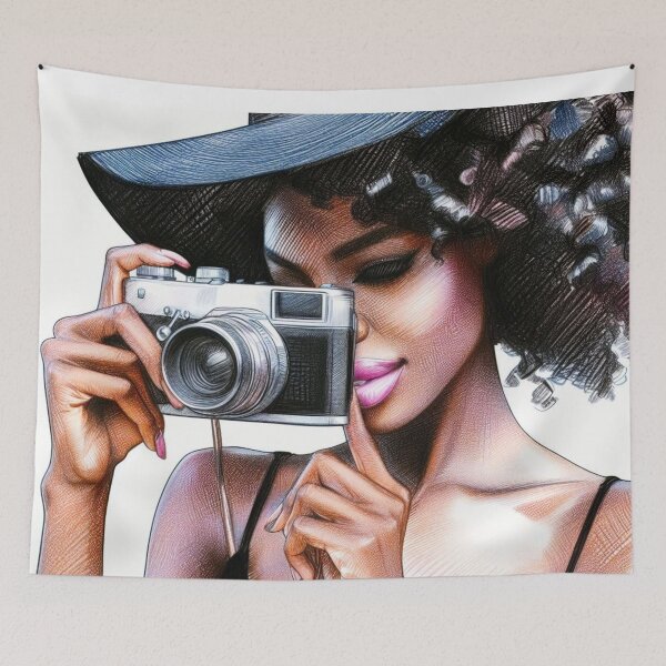 Item preview, Girl taking pictures. designed and sold by growing-mom.