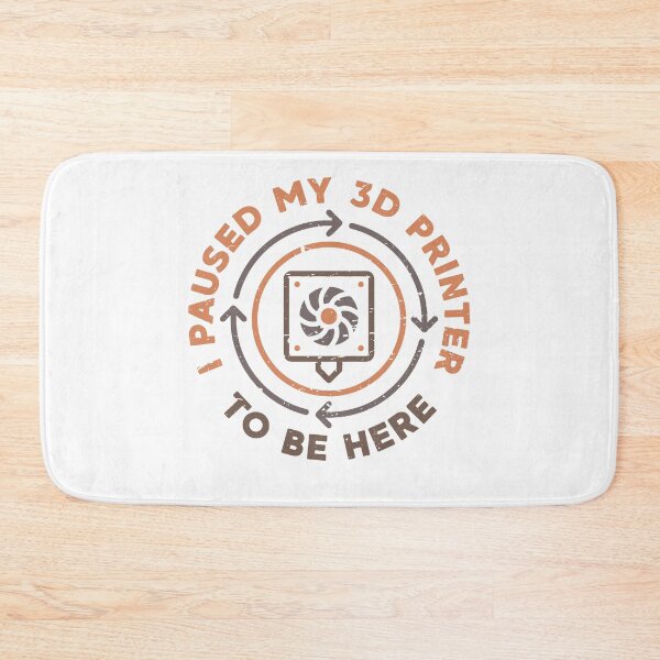 Item preview, I Paused My 3D Printer To Be Here Funny 3D Printing Distressed Design designed and sold by venomousvector.