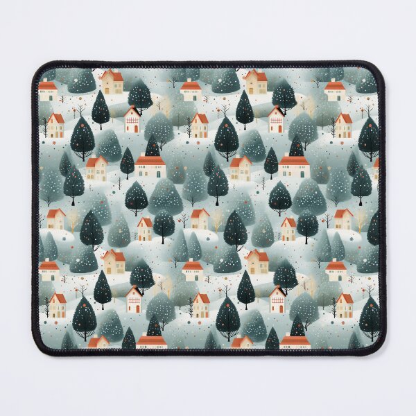 Item preview, Ethereal Winter Tapestry: Snowy Art for Elegant Fashion designed and sold by Moisky Patterns.