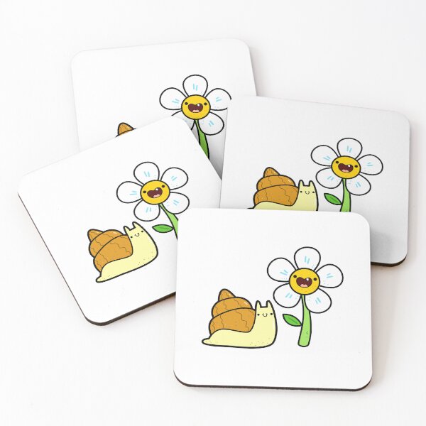 Item preview, Kawaii Snail and Daisy designed and sold by kawaiilife.