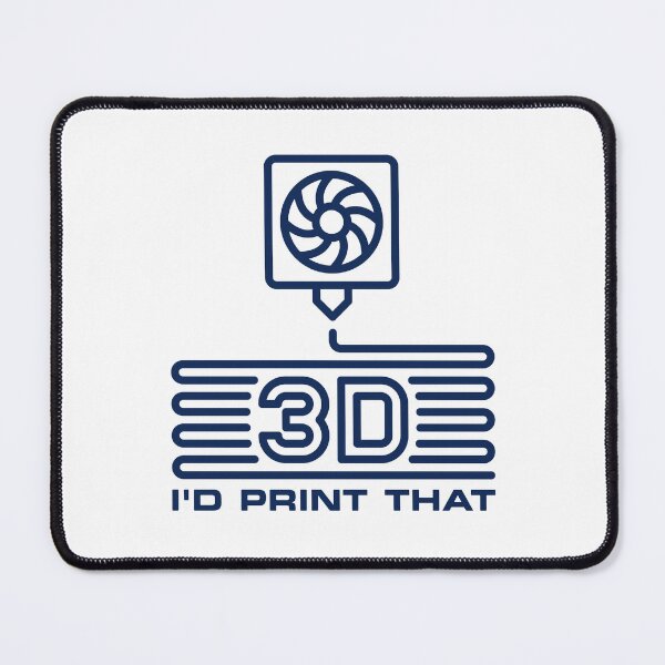 Item preview, I'd Print That minimal 3D Printing Design designed and sold by venomousvector.