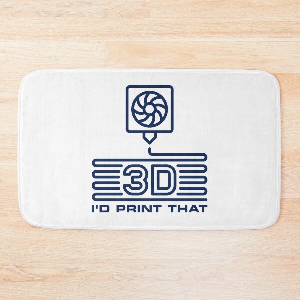 Item preview, I'd Print That minimal 3D Printing Design designed and sold by venomousvector.