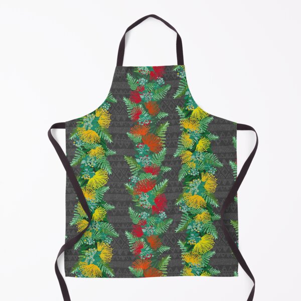 Item preview, Hawaiian O'hia Lehua Haku Lei on tapa designed and sold by Linda Maliuana.