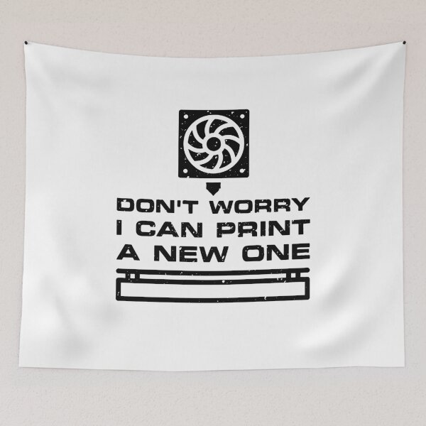 Item preview, Don't Worry - I can Print a new One distressed Design designed and sold by venomousvector.