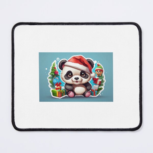 Item preview, Cute Panda Xmas Sticker designed and sold by RevolveData.