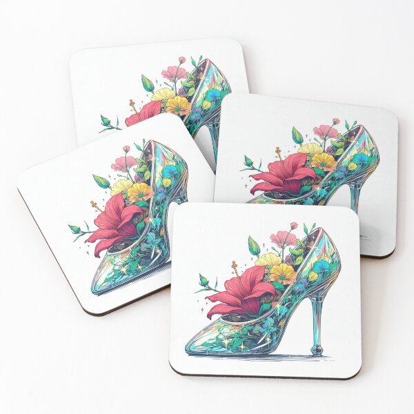 Item preview, Flowers blooming in glass slippers. designed and sold by growing-mom.