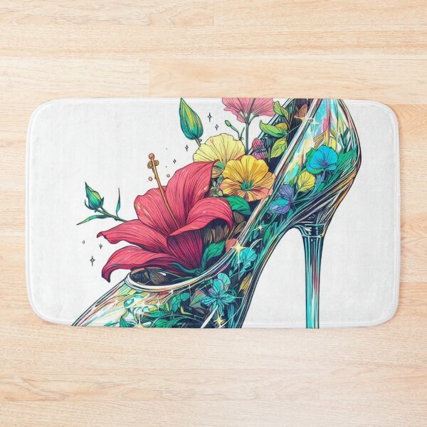 Item preview, Flowers blooming in glass slippers. designed and sold by growing-mom.
