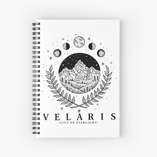 Aperçu de l'œuvre Velaris Cité de la Lumière des Étoiles ACOTAR créée et vendue par BookishBoutique.