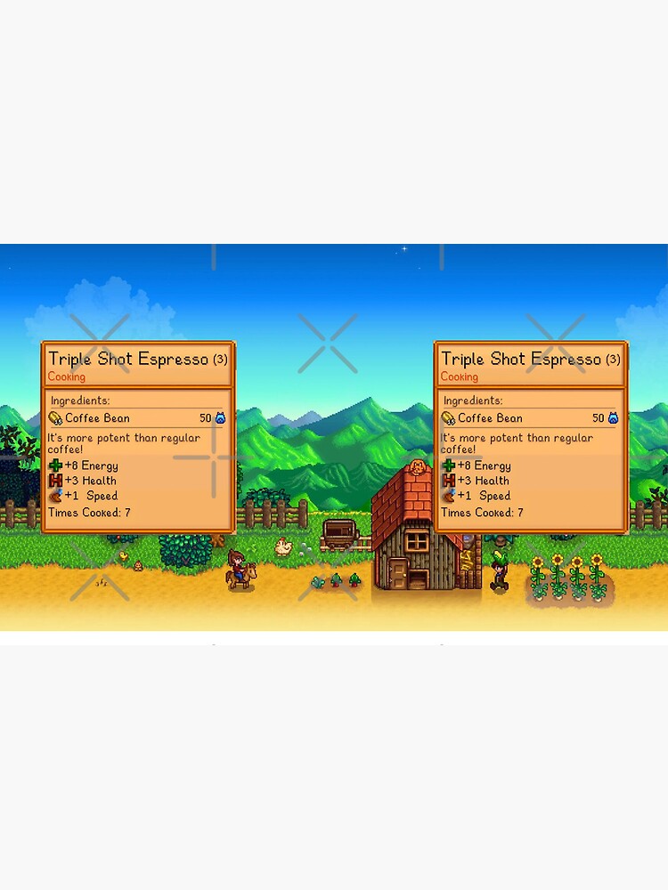 Triple Shot Espresso Stardew Valley Mug, Stardew Valley Gift, Valley Coffee  Mug, Stardew Valley Game, Stardew Valley Cup, Stardew Mug, Video Game Mug, 