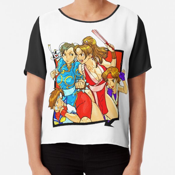 Fight Like a Girl-- Chiffon Top
