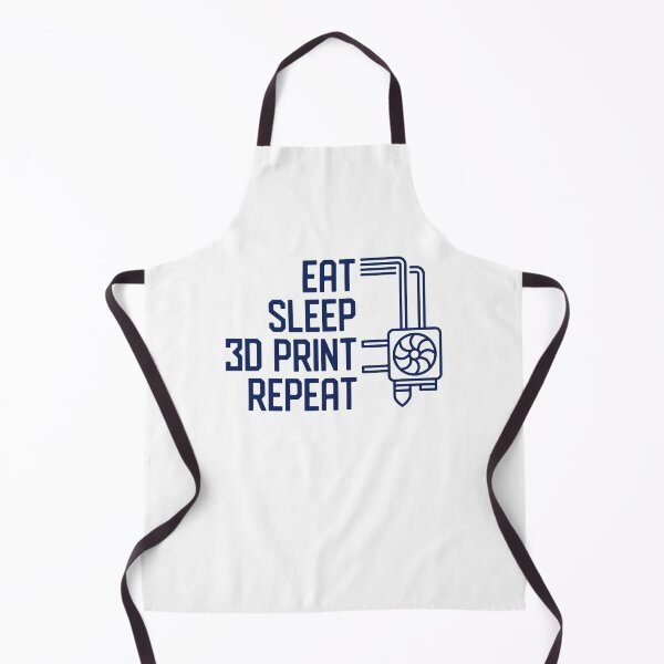 Item preview, Eat Sleep 3D Print Repeat creative funny Printing Design designed and sold by venomousvector.