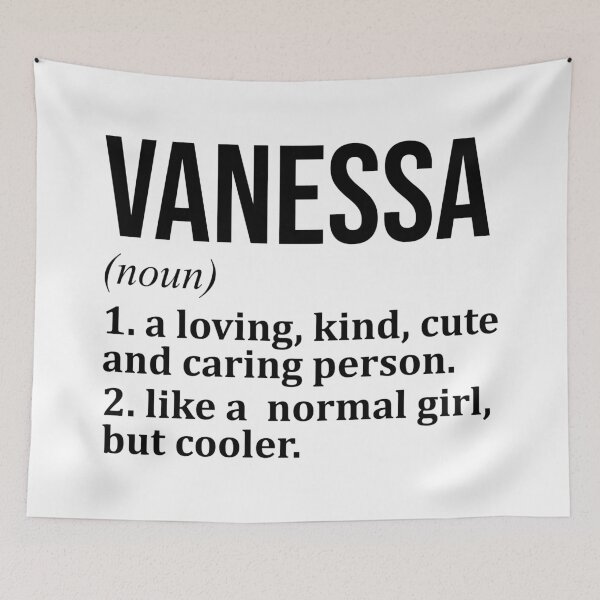 Item preview, Vanessa Name Definition designed and sold by XCIV.