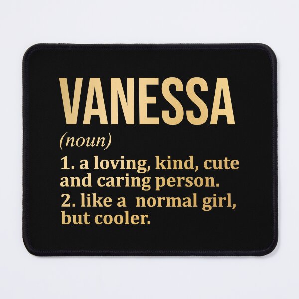 Item preview, Vanessa Name Definition in Gold designed and sold by XCIV.