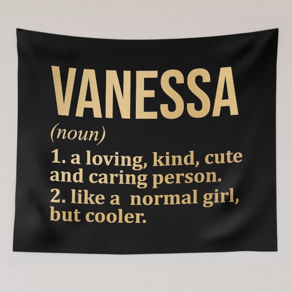 Item preview, Vanessa Name Definition in Gold designed and sold by XCIV.