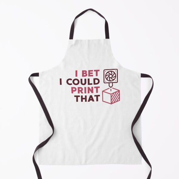 Item preview, I Bet I Could Print That minimal 3D Printing Design designed and sold by venomousvector.