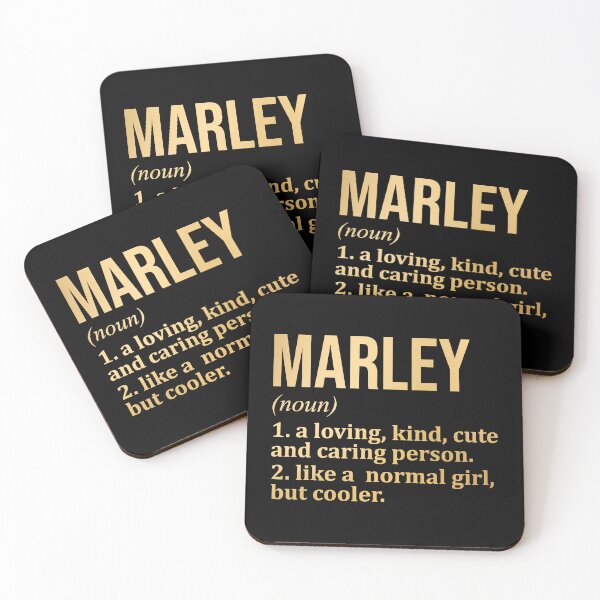 Item preview, Marley Name Definition in Gold designed and sold by XCIV.