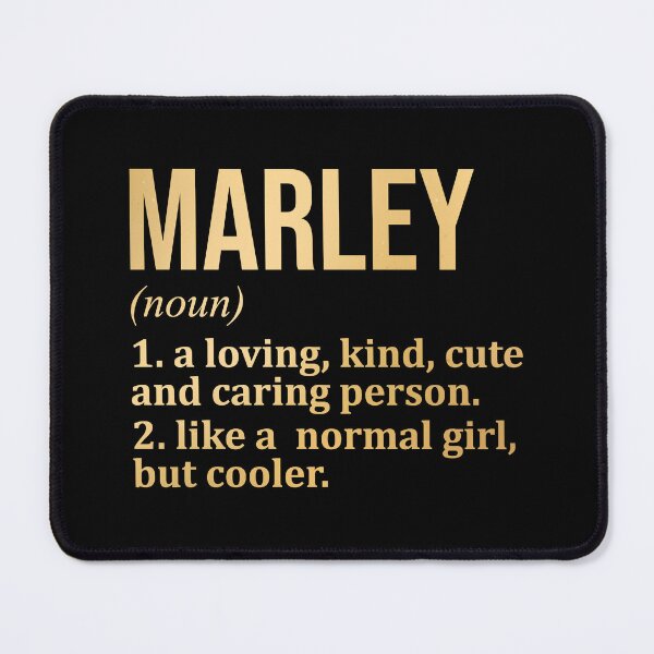 Item preview, Marley Name Definition in Gold designed and sold by XCIV.
