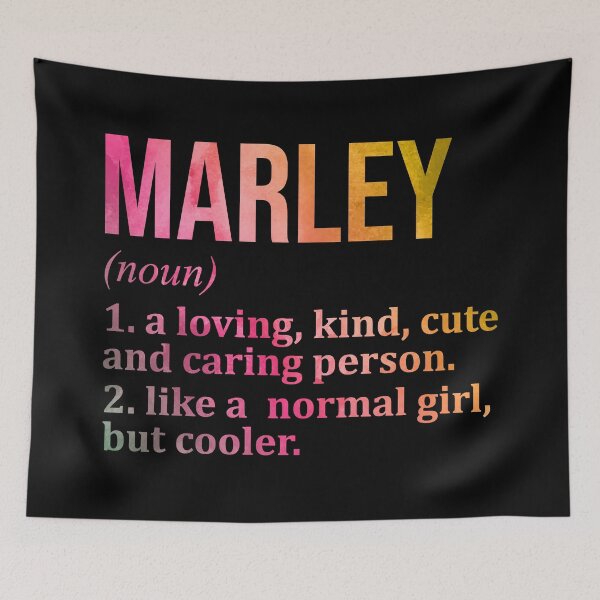 Item preview, Marley Name Definition in Watercolor designed and sold by XCIV.