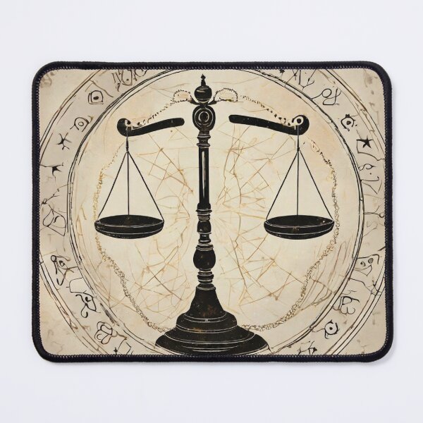 Item preview, Libra, The Scales, Zodiac Starsign designed and sold by Barbara Burgess.