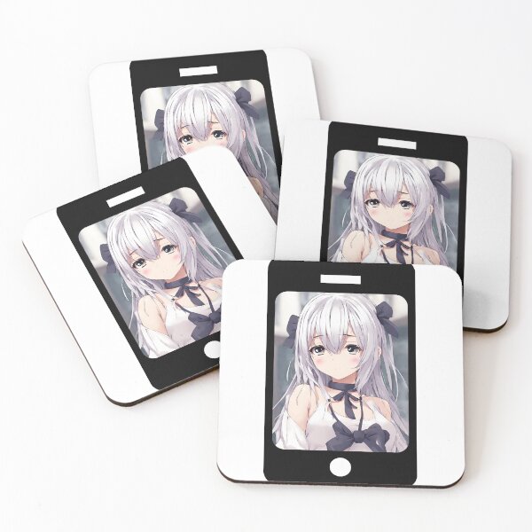Item preview, Quiet Whispers of the Dandere: Anime Girl Art designed and sold by Anime-Community.