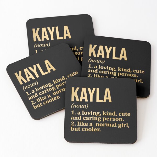 Item preview, Kayla Name Definition in Gold designed and sold by XCIV.